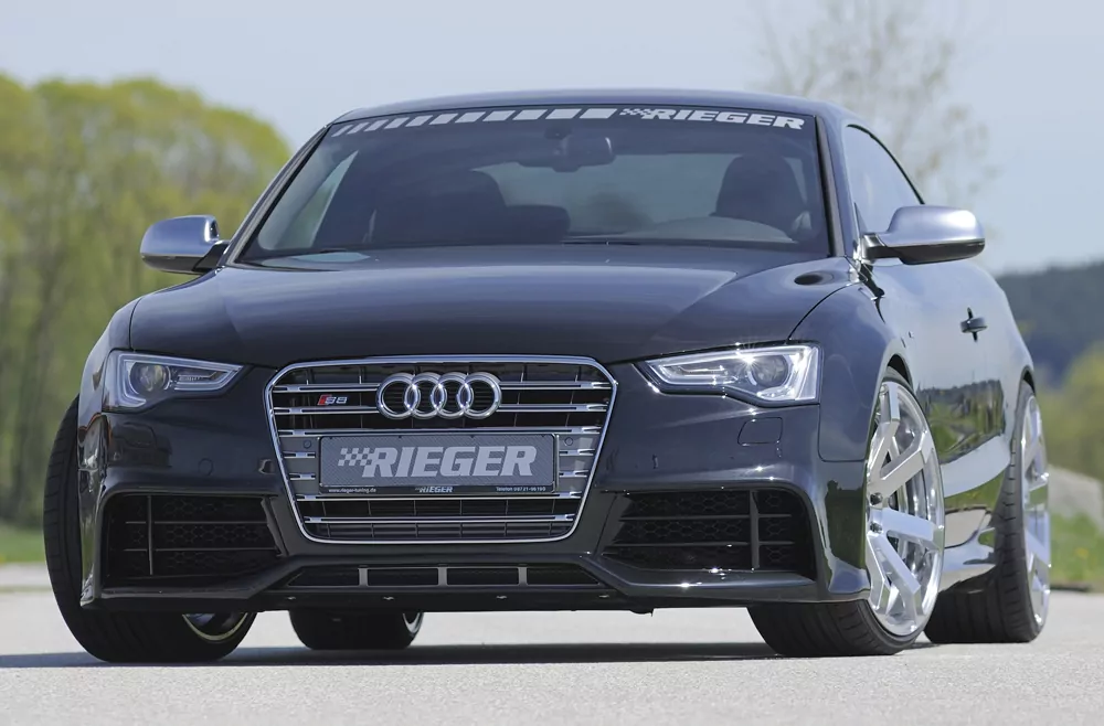 Kühlergrill Audi S5 (B8) platinumgrau inkl S5-Logo für Audi A5 S5 (B8/B81) Cabrio 10.11-06.16 (ab Facelift)