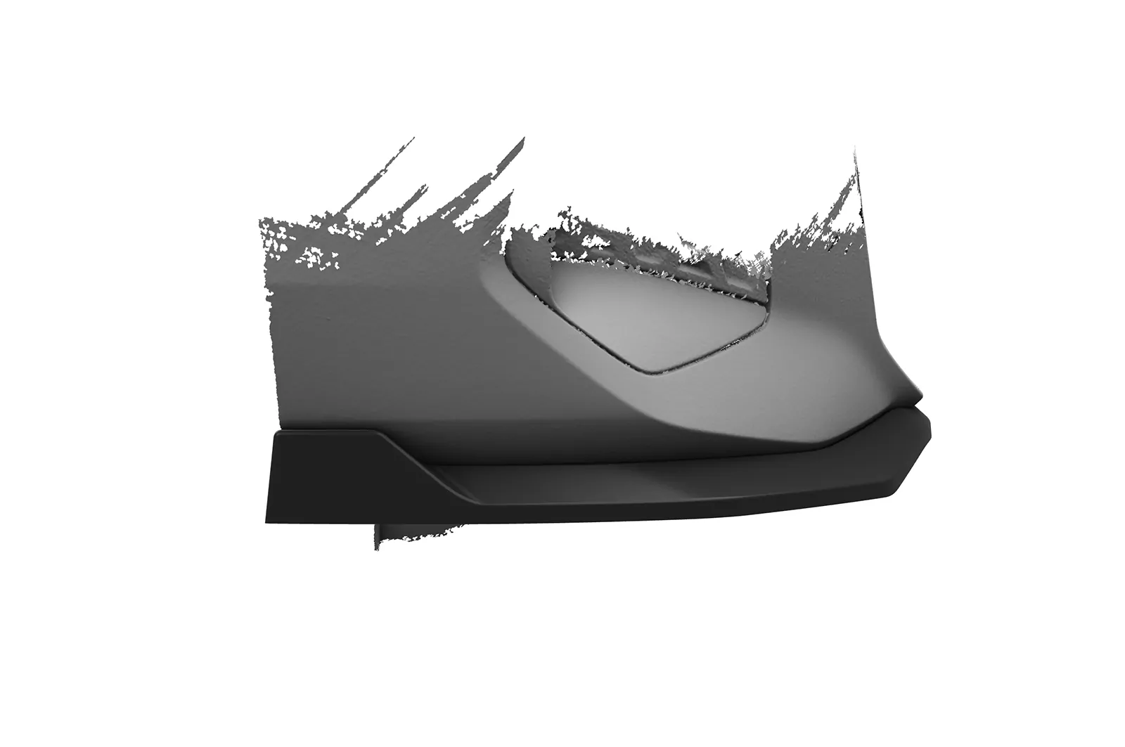 Cup-Spoilerlippe mit ABE für BMW 2er U06 Active Tourer CSL821 Schwarz Strukturiert