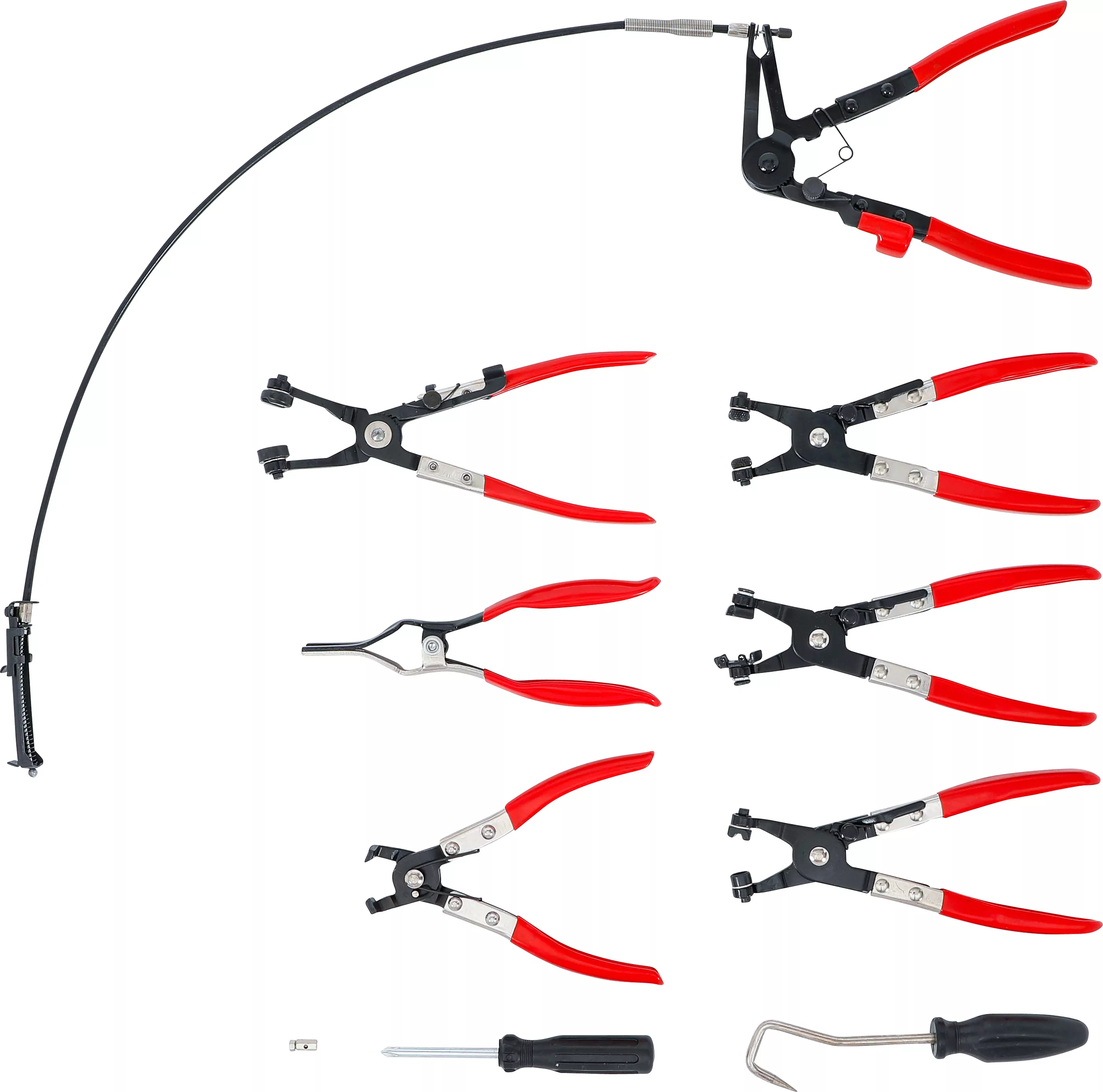 Schlauchklemmenzangen-Satz | 10-tlg.