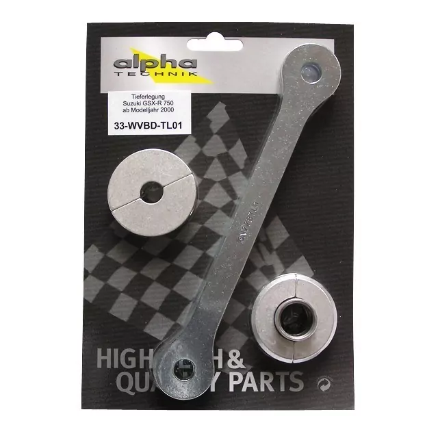 alpha Technik Tieferlegungssatz 30mm Suzuki GSXR750 WVBD Modelljahr 2000-