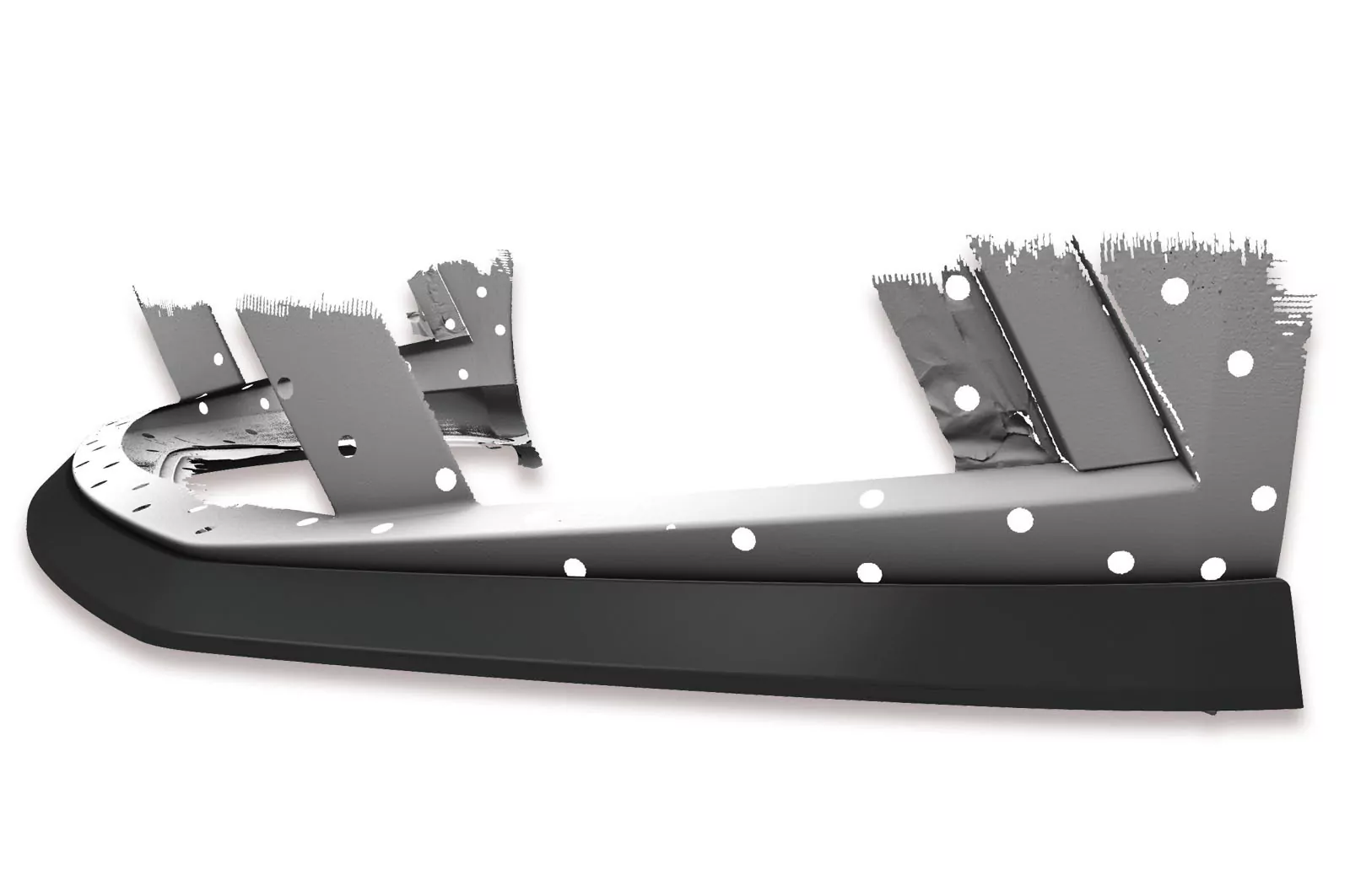 Cup-Spoilerlippe mit ABE für Skoda Octavia III 5E RS CSL399-M Carbon Look (matt)