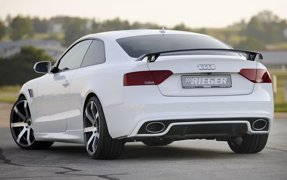 Endrohrblende rechts, chrom, 185x120mm oval für Audi A5 (B8/B81) Coupé 10.11-06.16 (ab Facelift)