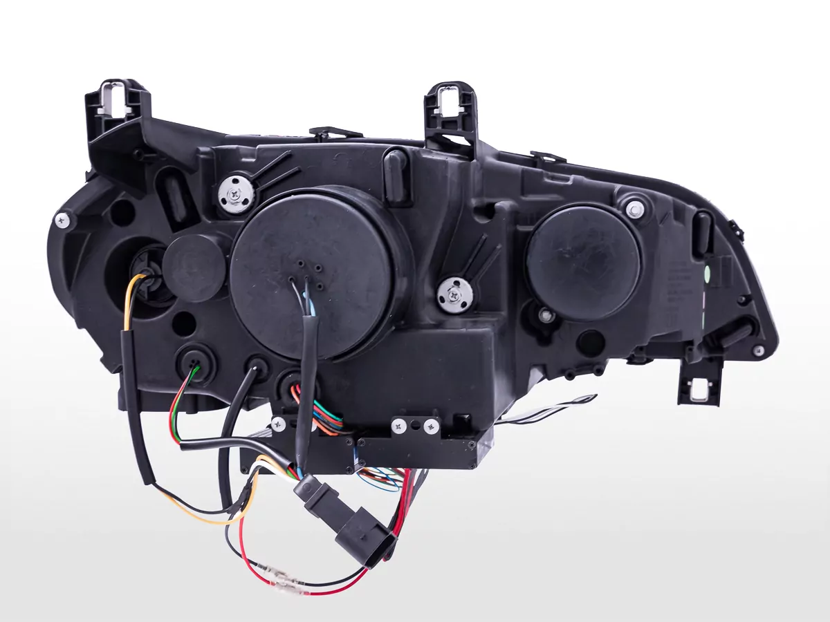 Halogen Scheinwerfer Set mit LED Standlicht BMW X5 E70  2008-2010 chrom