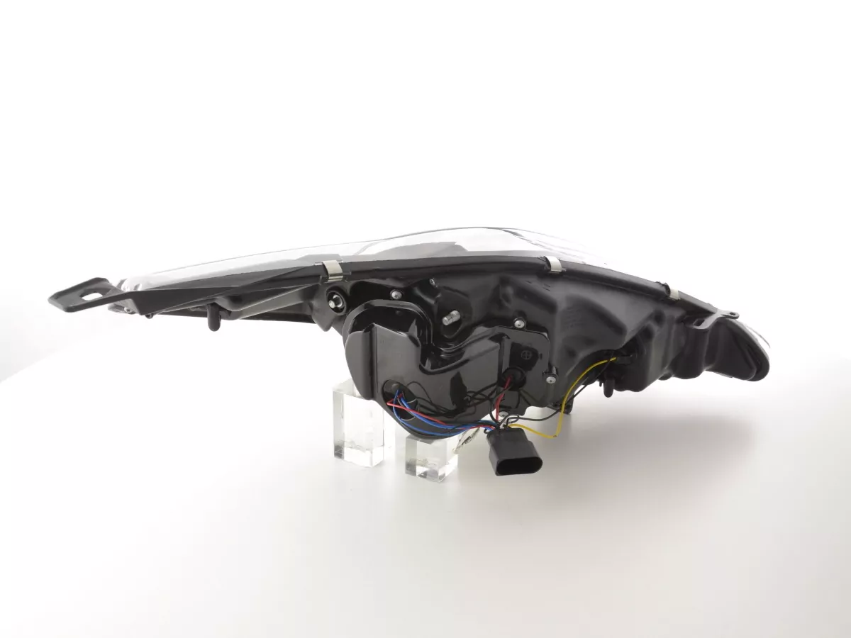 Scheinwerfer Set Daylight LED TFL-Optik Ford Fiesta Bj. 08-12 schwarz