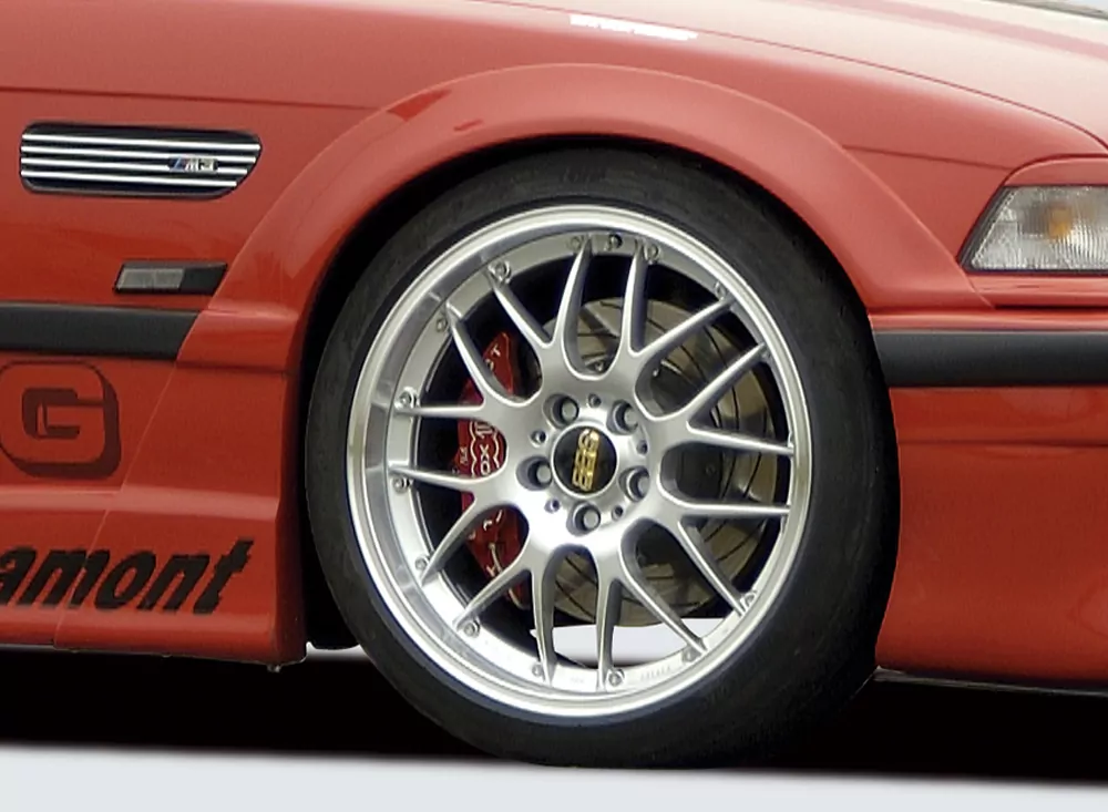 Rieger Radlauf Breitbau II für BMW 3er E36 - Coupé   carbon optik