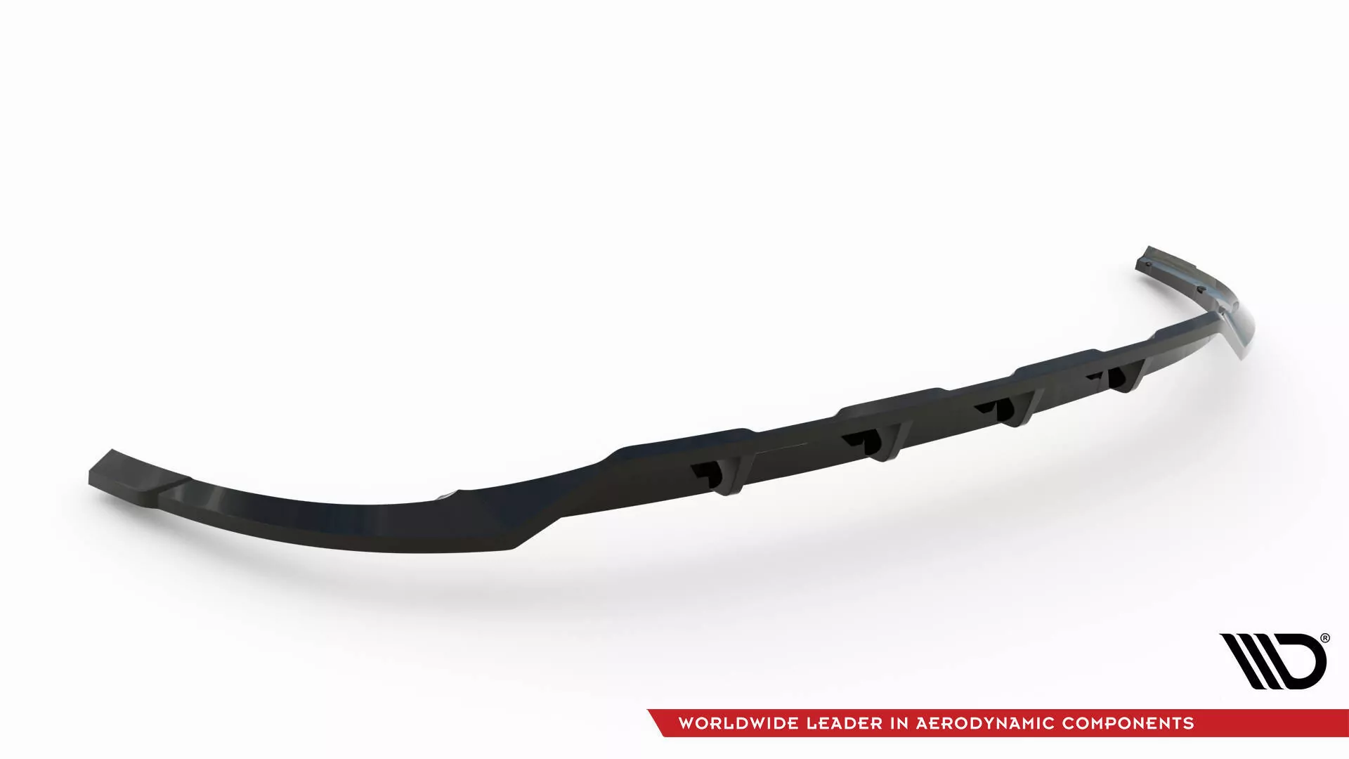 Hinten Splitter (mit Einem Vertikalem Balken) Renault Espace Mk5 Facelift Schwarz Hochglanz