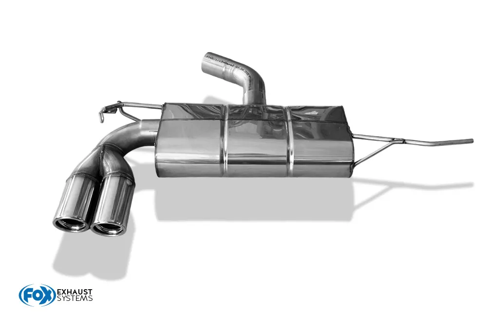VW Scirocco - 13  Endschalldämpfer - 2x76 Typ 17