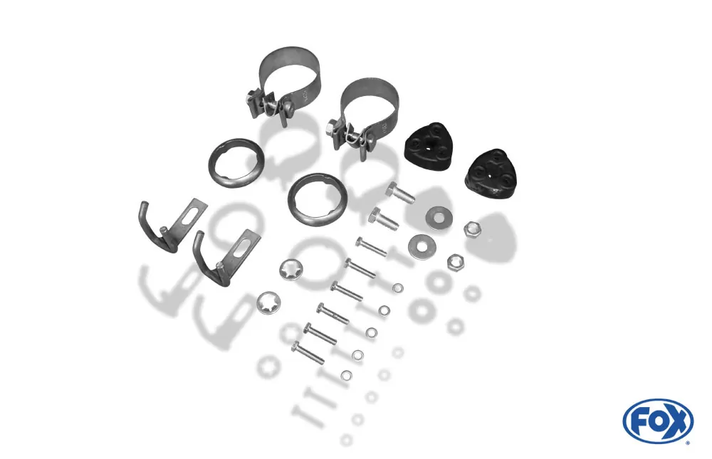 VW Eos V6  Endschalldämpfer Ausgang rechts/links - 2x80 Typ 17 rechts/links