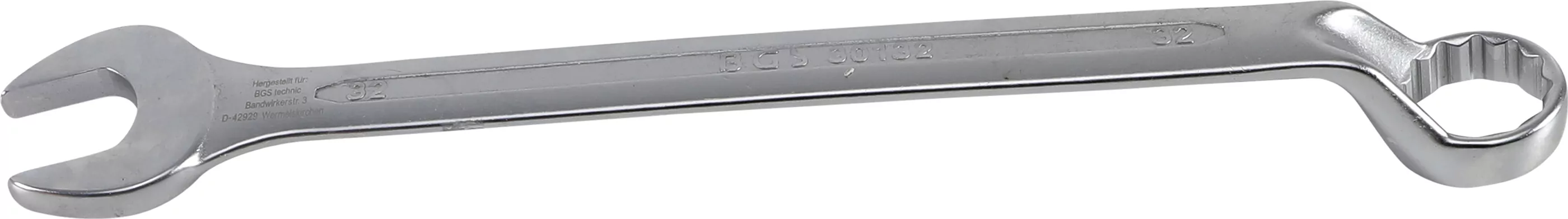 Maul-Ringschlüssel, gekröpft | SW 32 mm