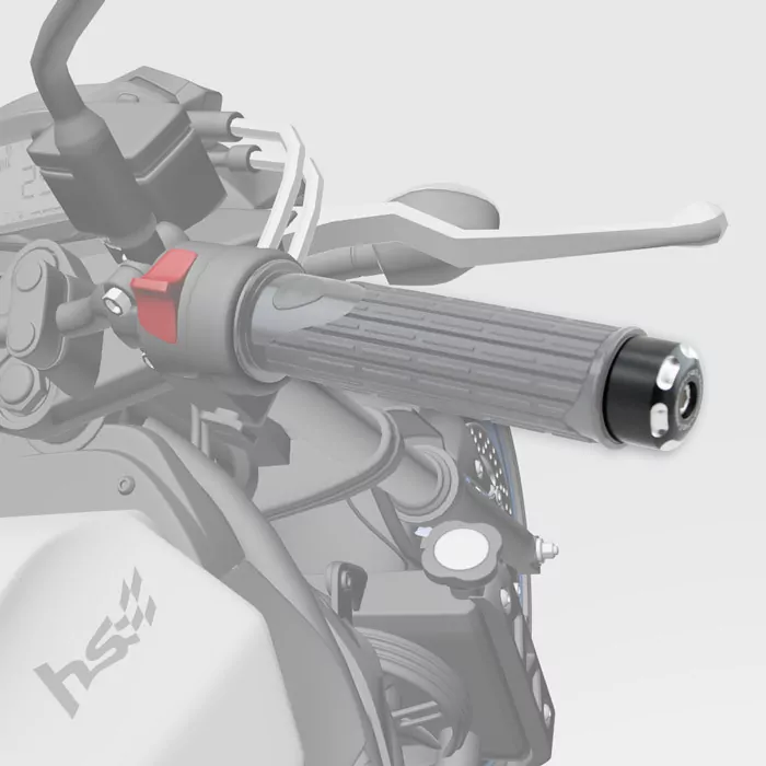 Lenkergewichte "LOGO" | Alu 6061 | schwarz Paar | 7/8"+1" Lenker mit I Ø 14-19 mm | Ø30mm