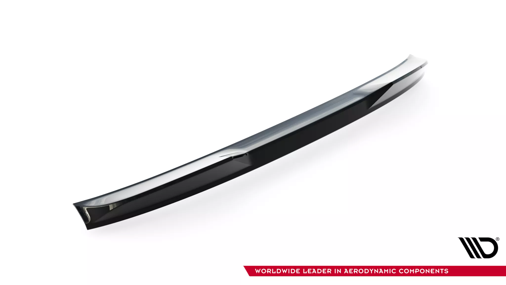 Spoiler CAP Für 3D Audi A5 S-Line Limousine B10 Schwarz Hochglanz