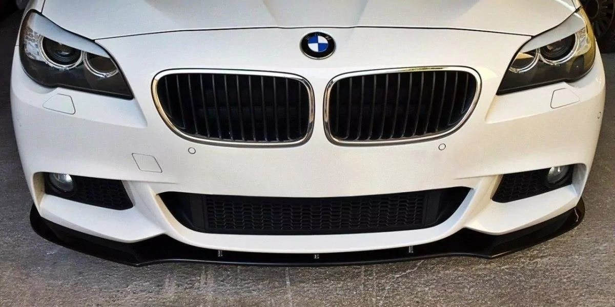 Front Ansatz Passend Für V.1 Passend Für BMW 5er F10/F11 M Paket Schwarz Hochglanz Schwarz Hochglanz