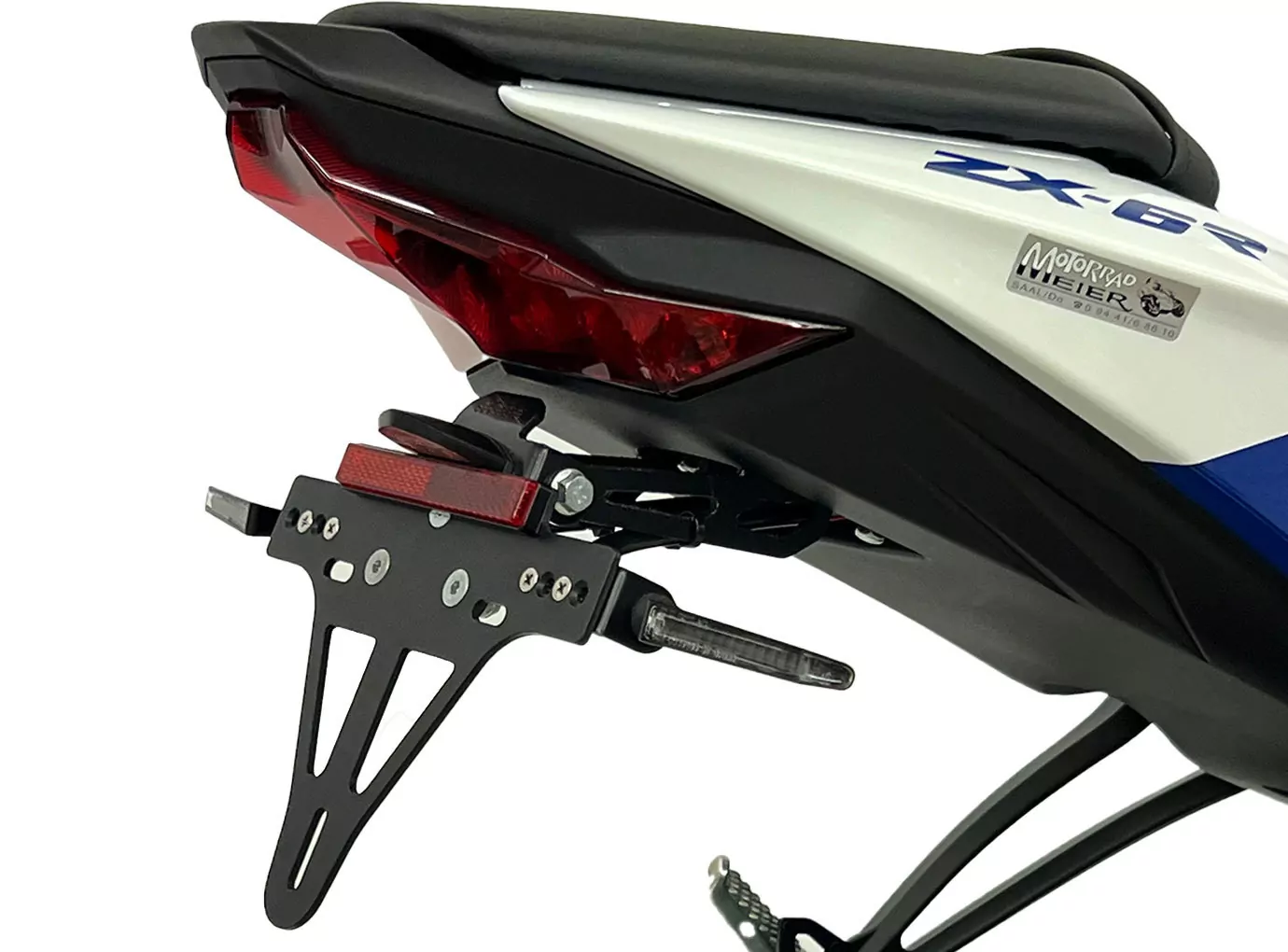 alpha Technik Kennzeichenhalter für Kawasaki Ninja ZX-6R Modelljahr 2024-