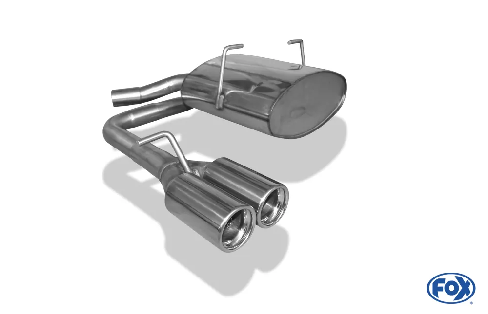 Mini Cooper Cabrio R52  Endschalldämpfer Ausgang mittig - 2x76 Typ 13