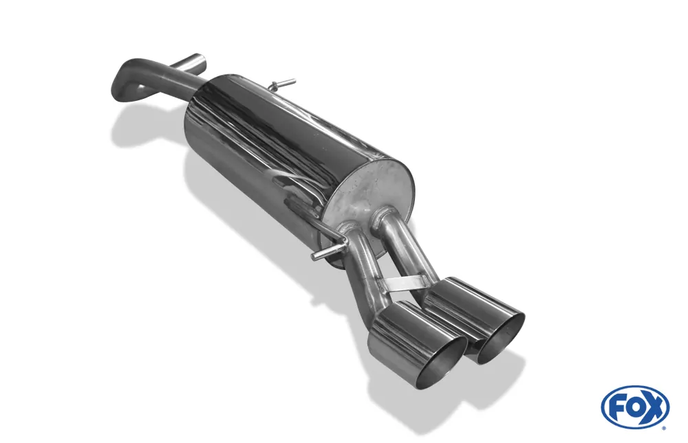 VW Polo 6R - GT und GTI  Endschalldämpfer 63,5mm - 2x90 Typ 14