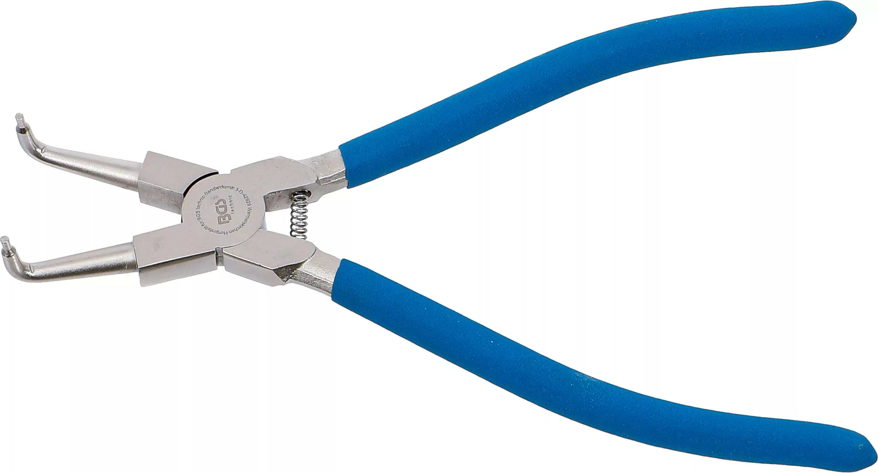 Sprengringzange | abgewinkelt | für Innensprengringe | 250 mm