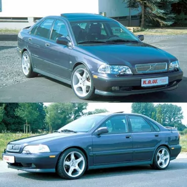 K.A.W. PlusKit Sportfahrwerk für Volvo S 40, inkl. T4 5.95 - 6.99 V ab 05/1995 bis 06/1999