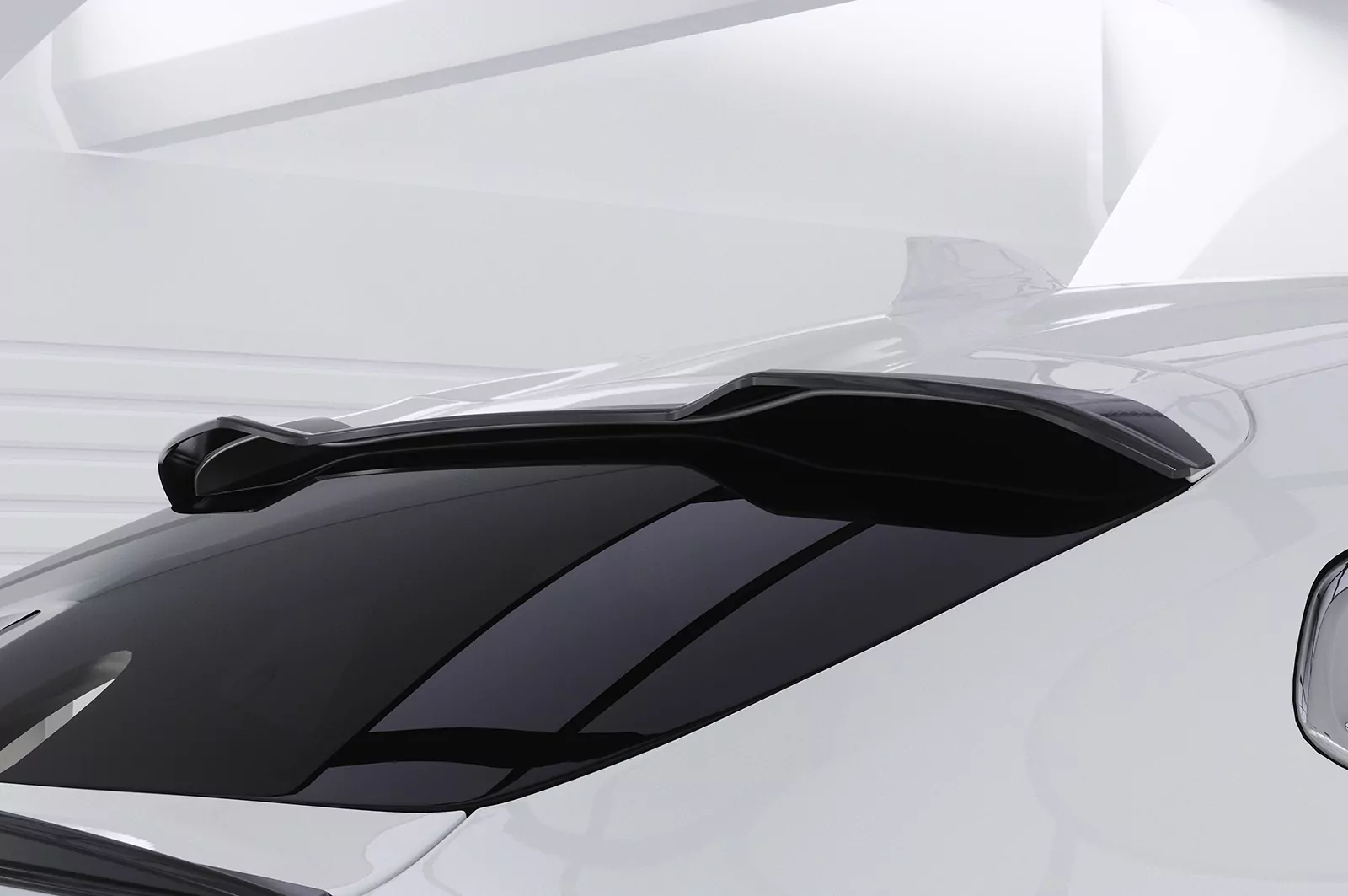 Heckflügel mit ABE für BMW X4 G02 HF929 Schwarz Strukturiert