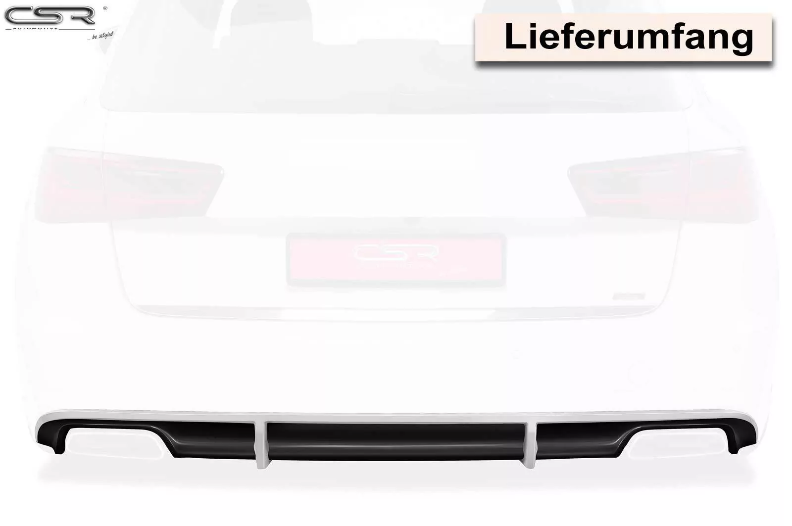 Heckansatz für Audi A6 4G C7 HA190