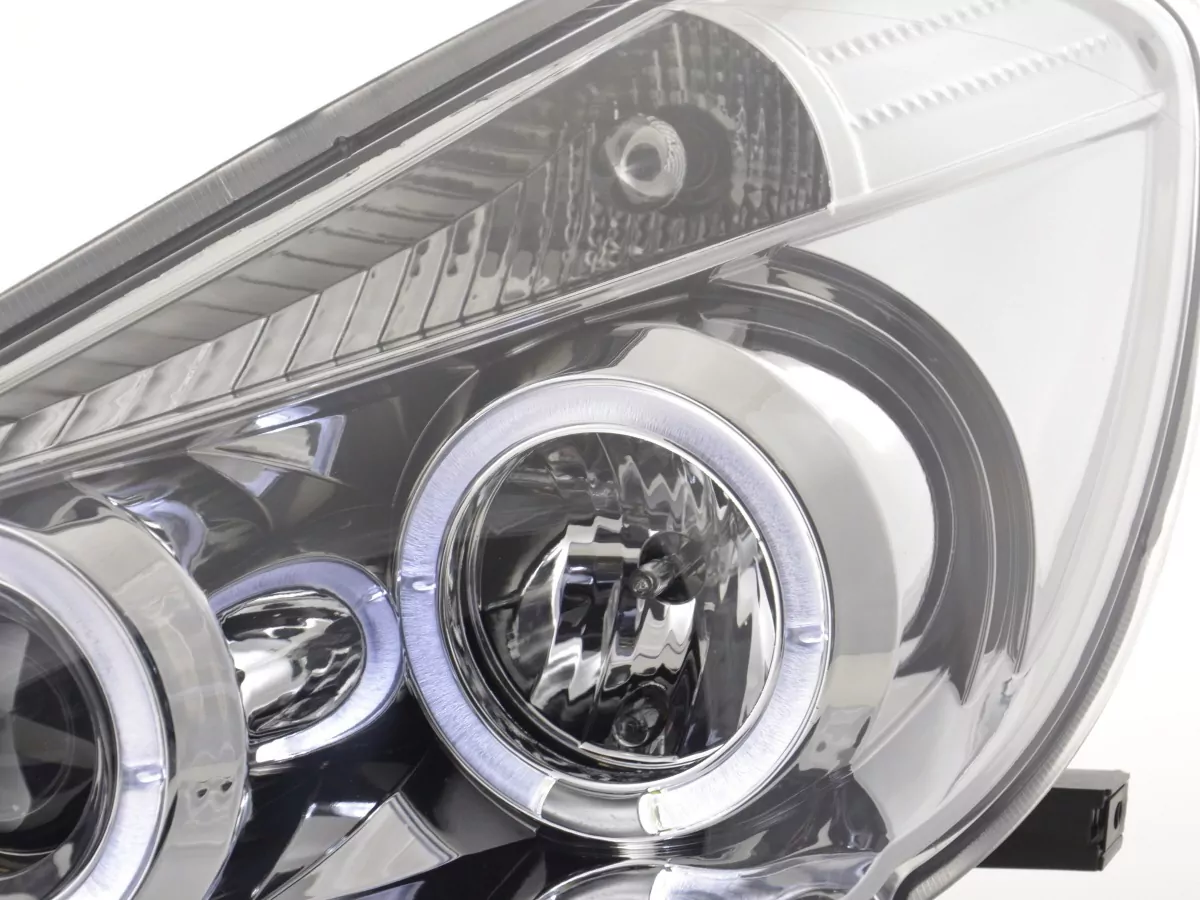 Scheinwerfer Set Renault Clio Typ R Bj. 05- chrom für Rechtslenker