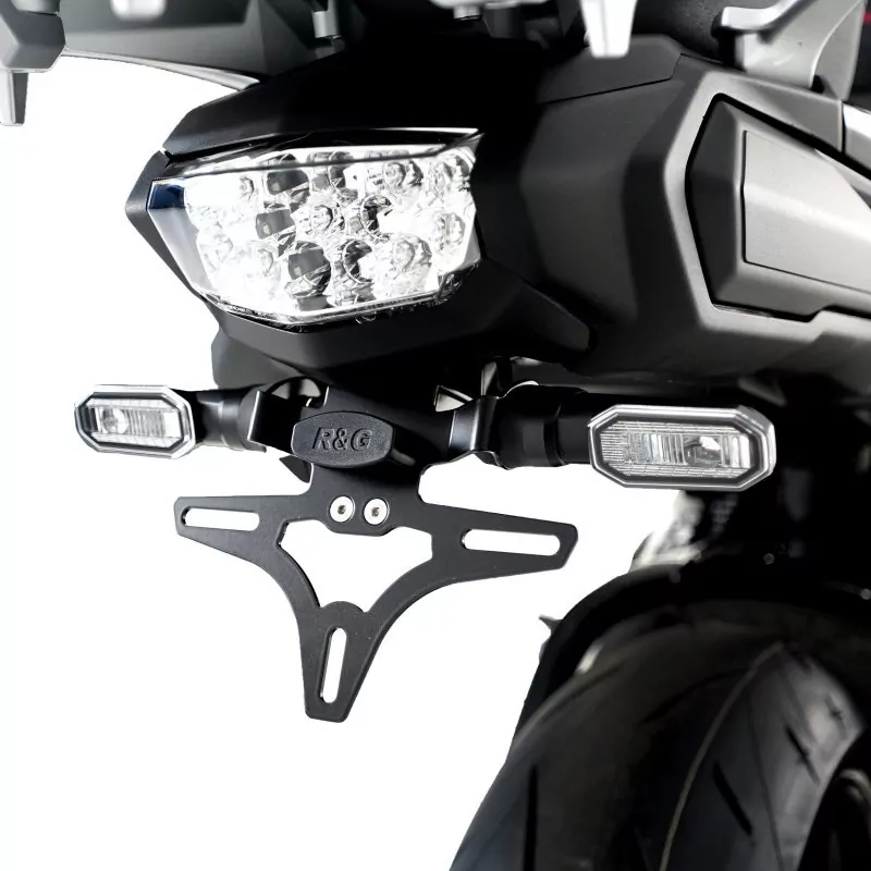 R&G Premium Kennzeichenhalter "SHORT Black" Suzuki GSX-S 1000 GT 2022- / GX 2024-