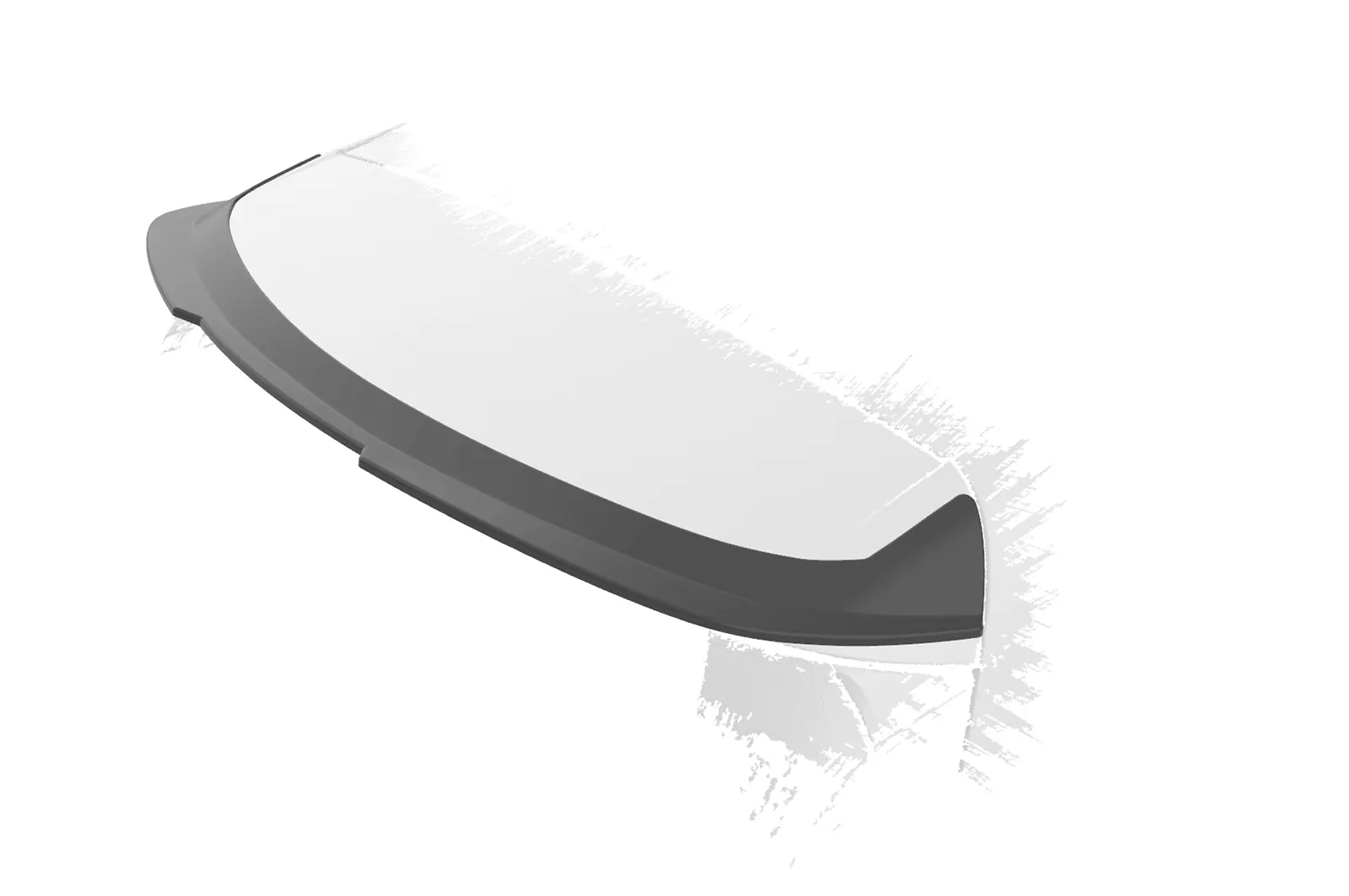 Heckflügel mit ABE für Opel Crossland X / Crossland HF934 Schwarz Strukturiert