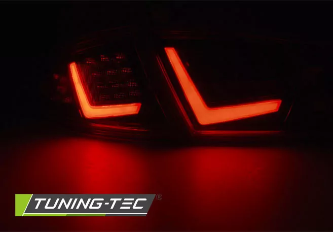 Led Bar Tail Lights Red Smoke Fits Seat Leon 03.09-12