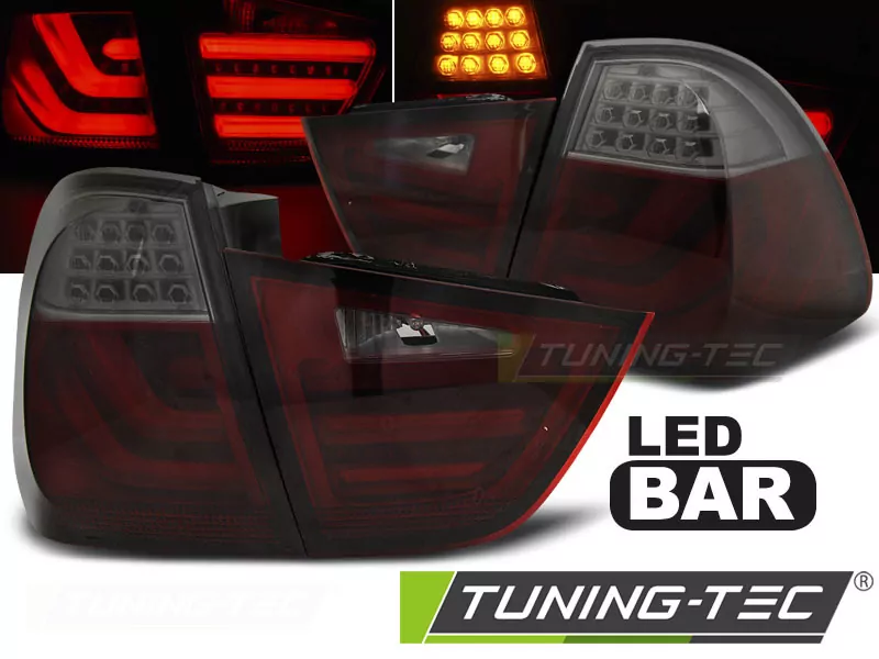 Led Bar Tail Lights Red Smoke Fits Bmw E91 09-11