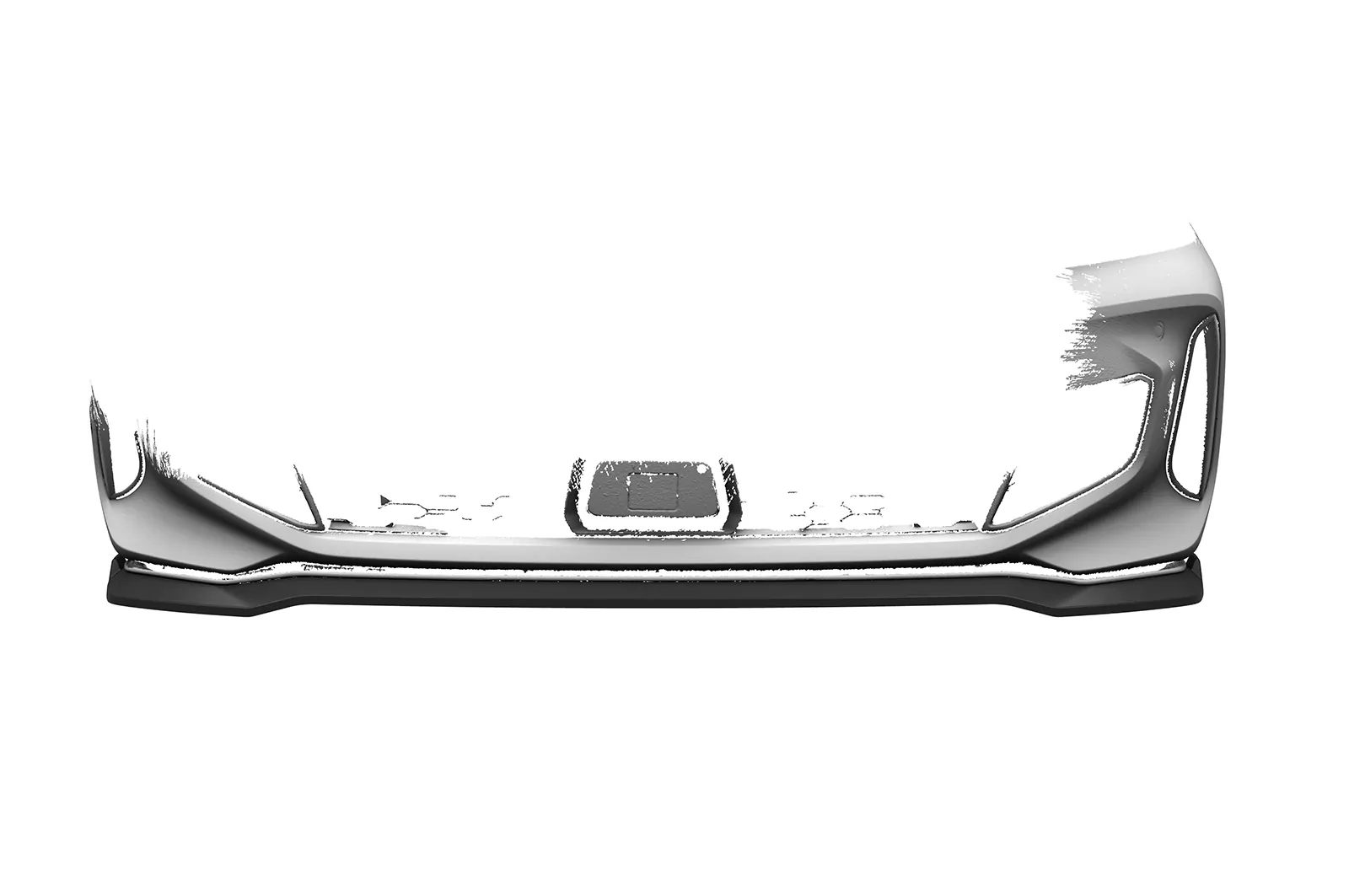 Cup-Spoilerlippe mit ABE für Seat Arona FR CSL850 Schwarz Strukturiert