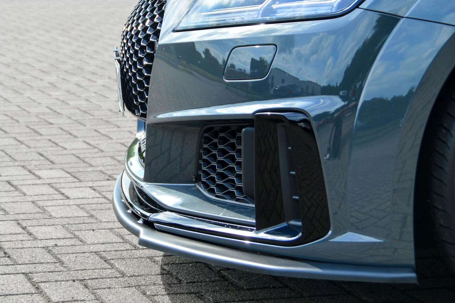 Spoilerschwert Frontspoiler aus ABS für Audi TT+TTS 8S S-Line Facelift