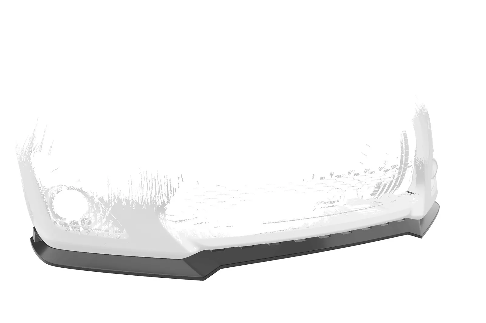 Cup-Spoilerlippe mit ABE für Toyota GT86 (ZN6) CSL539 Schwarz Strukturiert