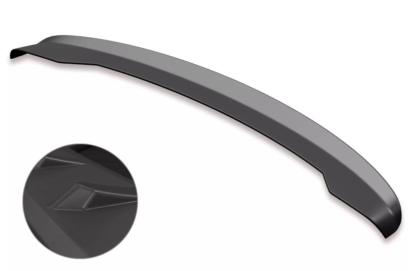 Heckflügel mit ABE für VW T6 / T6.1 Lackierfreundlich (schwarz matt)