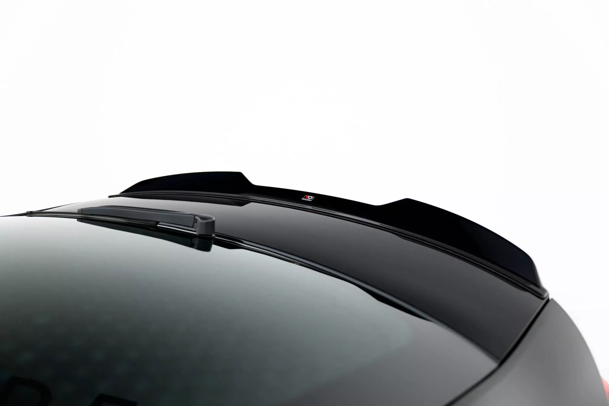 Spoiler CAP Für 3D Skoda Octavia RS Liftback MK4 / Mk4 Facelift Schwarz Hochglanz