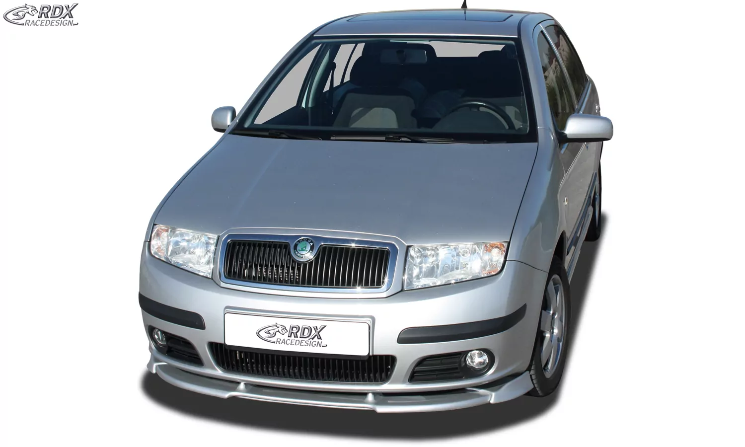 RDX Frontspoiler VARIO-X für SKODA Fabia 1 (6Y) 2004+ (nicht GT / RS) Frontlippe Front Ansatz Vorne Spoilerlippe