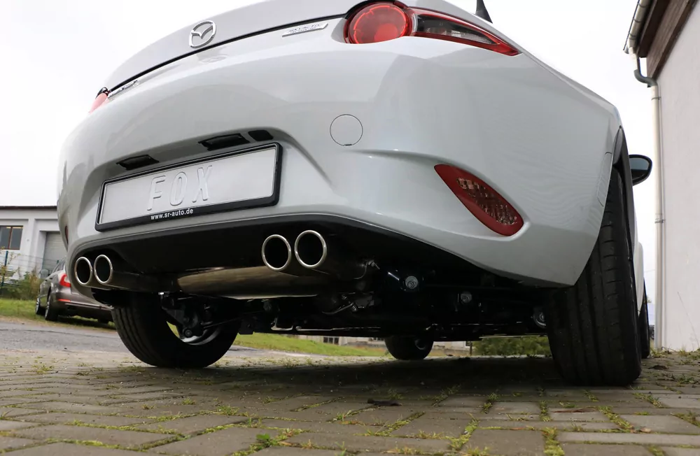 Mazda MX5 - ND  Endschalldämpfer quer Ausgang rechts/links - 2x70 Typ 16 rechts/links