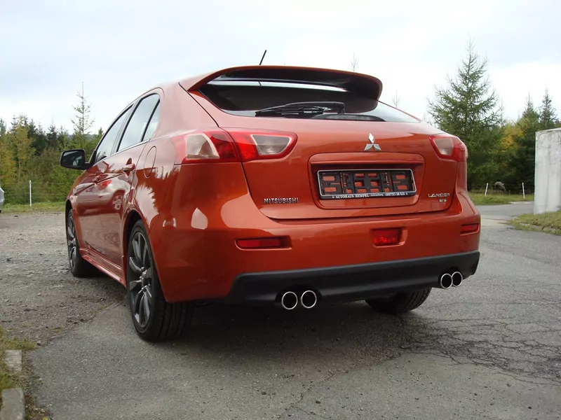 Mitsubishi Lancer Ralliart  Endschalldämpfer Ausgang rechts/links - 2x76 Typ 12 rechts/links