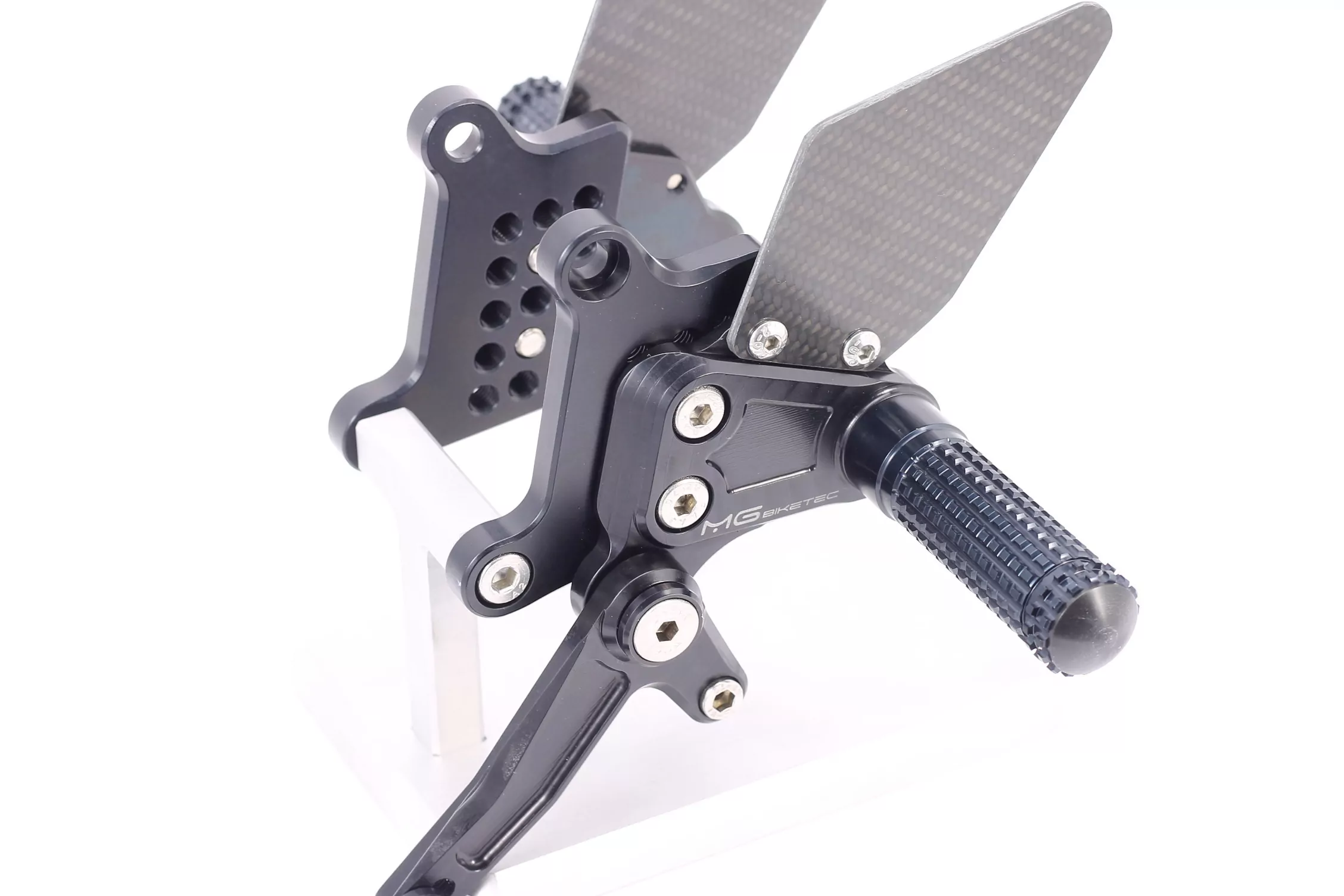 MG Biketec Sportfussrastenanlage / Rastenanlage / Fußrastenanlage mit ABE, gültig in D - A - CH für Ducati 848 ab 2008