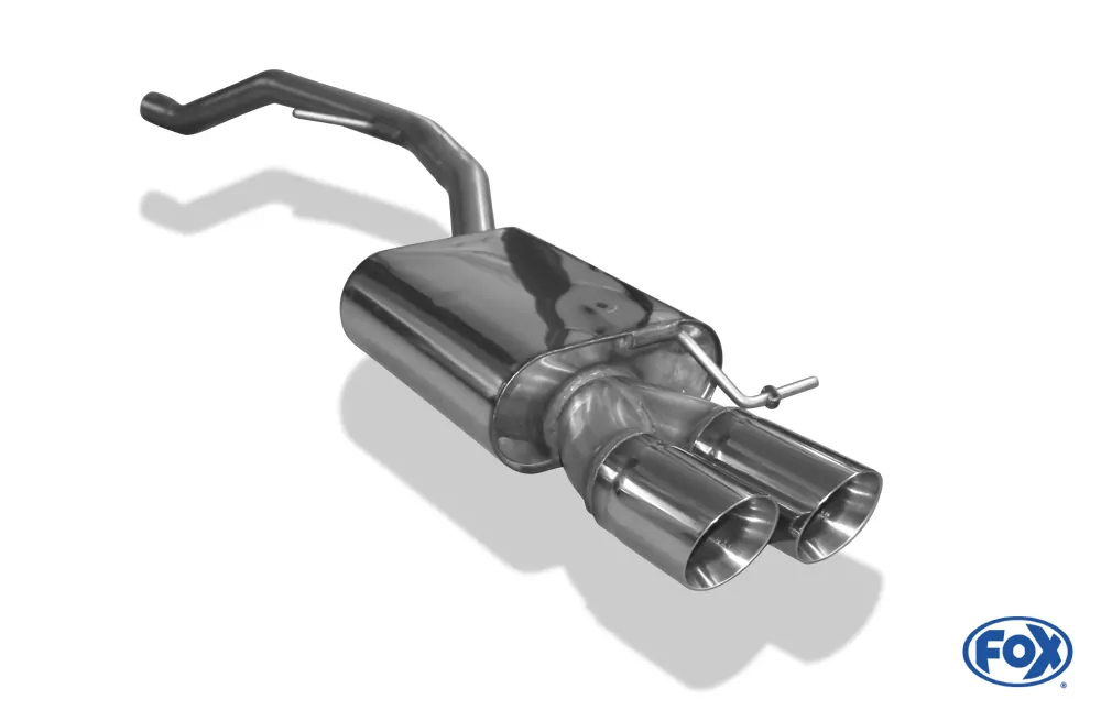 Seat Leon 5F ST - Starre Hinterachse  Endschalldämpfer - 2x90 Typ 25