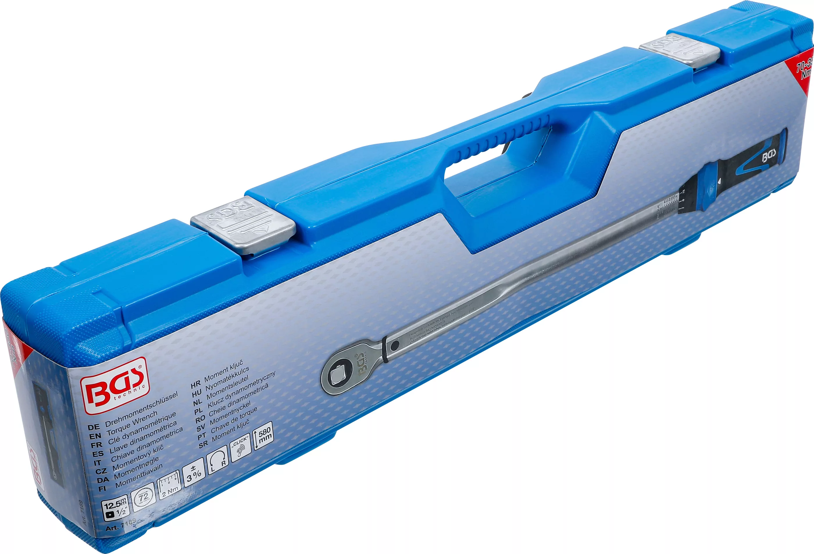 Drehmomentschlüssel | Abtrieb Außenvierkant 12,5 mm (1/2") | 70 - 350 Nm