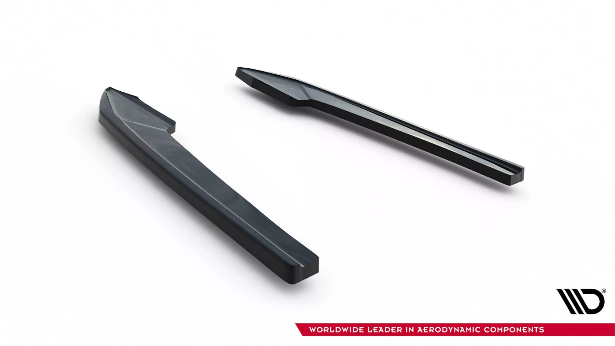 Heck Ansatz Flaps Diffusor V.3 Für Audi A4 S-line B9 Schwarz Hochglanz