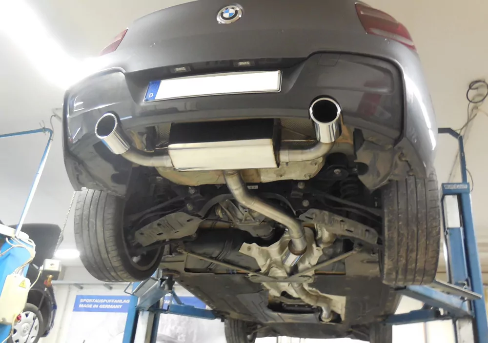 BMW F20/F21 - M135i  Endschalldämpfer quer Ausgang rechts/links - 1x100 Typ 16 rechts/links