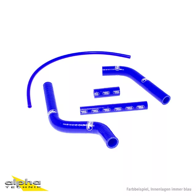 SAMCO SPORT Siliconschlauch Kit blau für Yamaha YZ125 Modelljahr 1996-2001