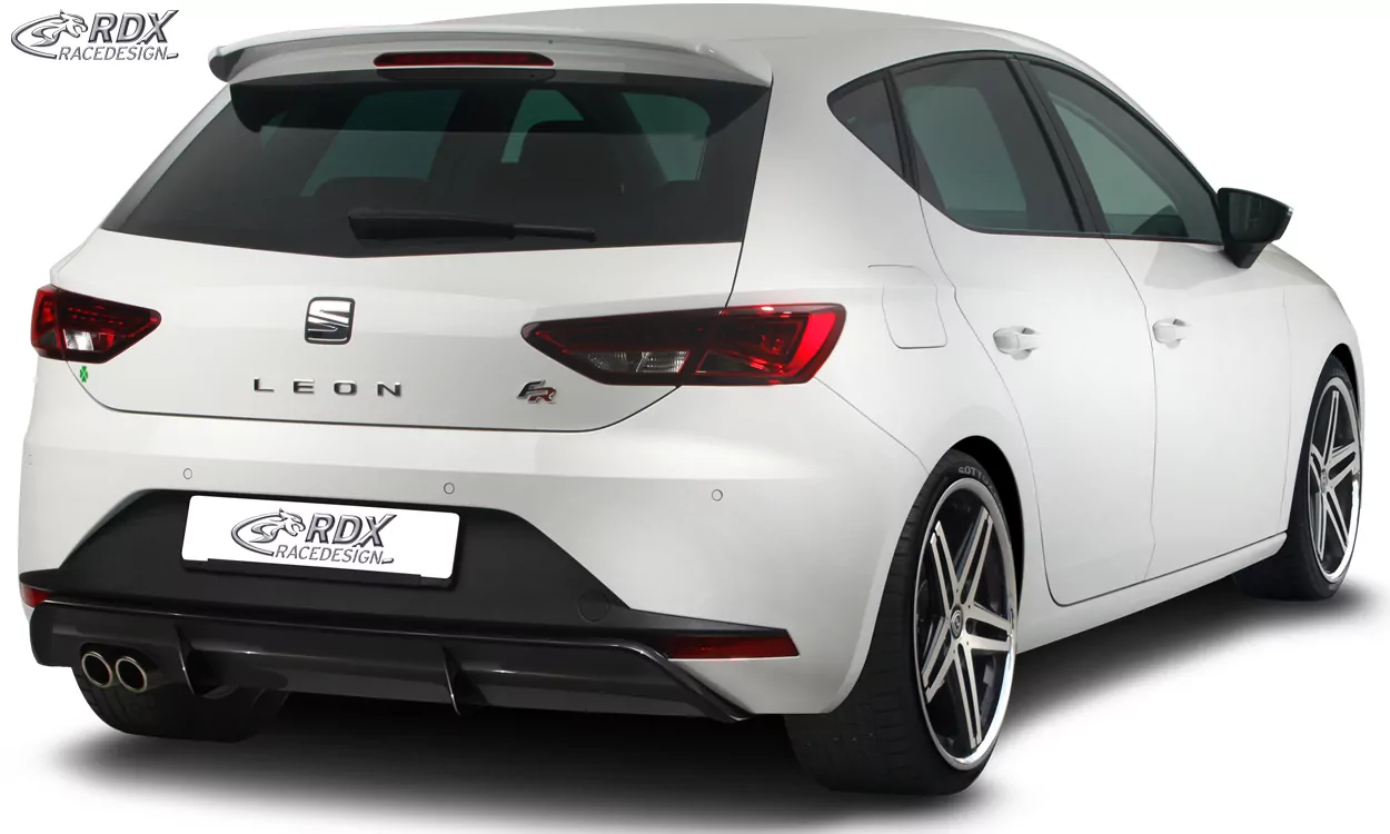 RDX Heckansatz für SEAT Leon 5F FR / Leon 5F SC FR Diffusor Heckblende Heckdiffusor