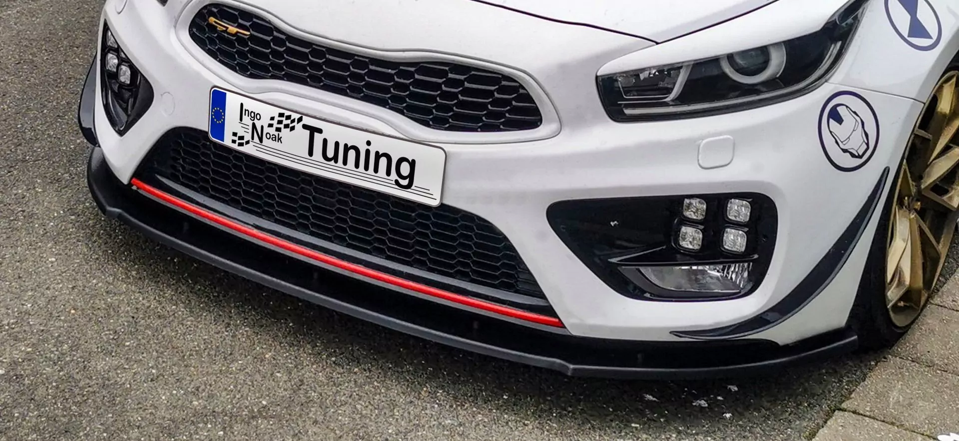 CUP Frontspoilerlippe V2 für Kia Ceed GT Pro Ceed GT ab Bj. 2013-2018