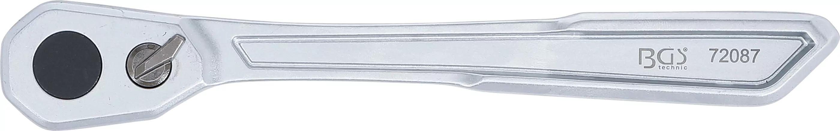 Umschaltknarre | extra flach | feinverzahnt | Abtrieb Außenvierkant 12,5 mm (1/2")