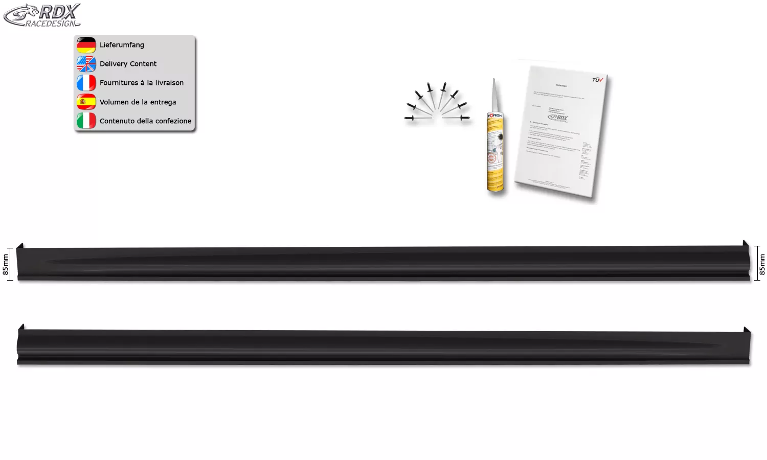 RDX Seitenschweller für OPEL Astra L "Edition"