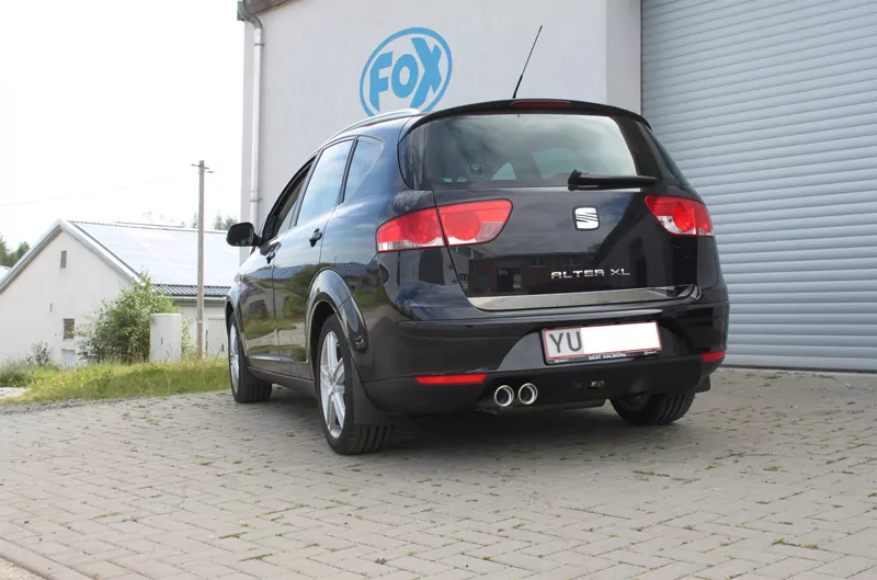 Seat Altea XL 5P - Frontantrieb  Endschalldämpfer - 2x80 Typ 17