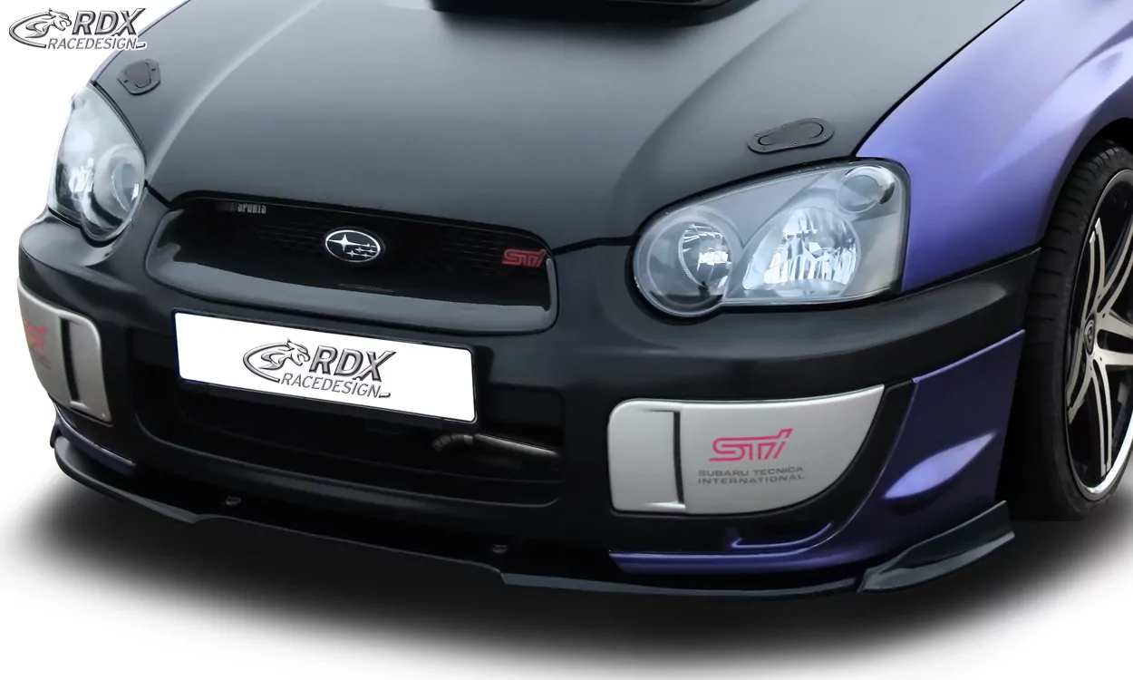 RDX Frontspoiler VARIO-X für SUBARU Impreza 3 (GD) WRX STI 2003-2005 Frontlippe Front Ansatz Vorne Spoilerlippe