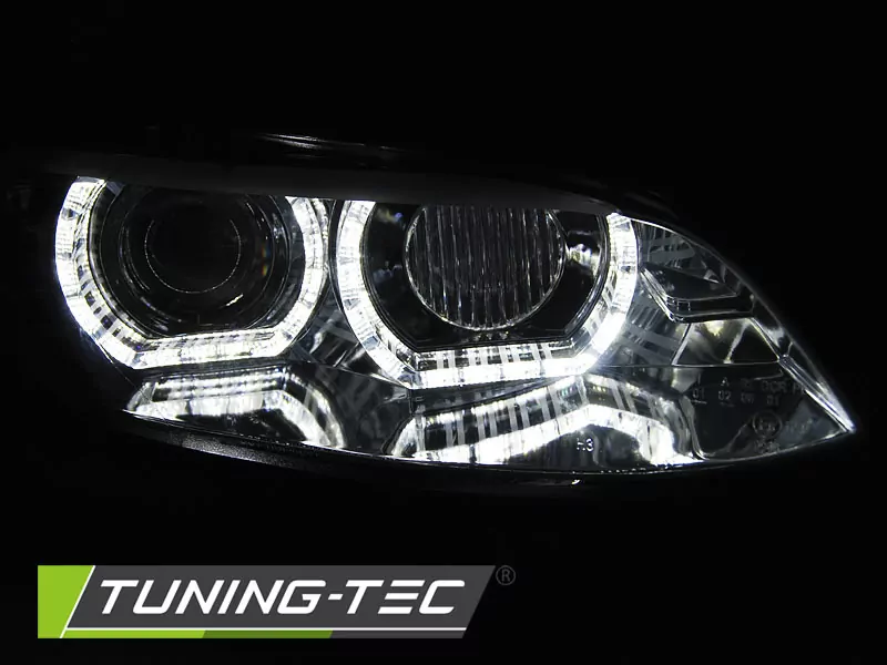 XENON HEADLIGHTS ANGEL EYES LED CHROME fits BMW E92/E93 06-10