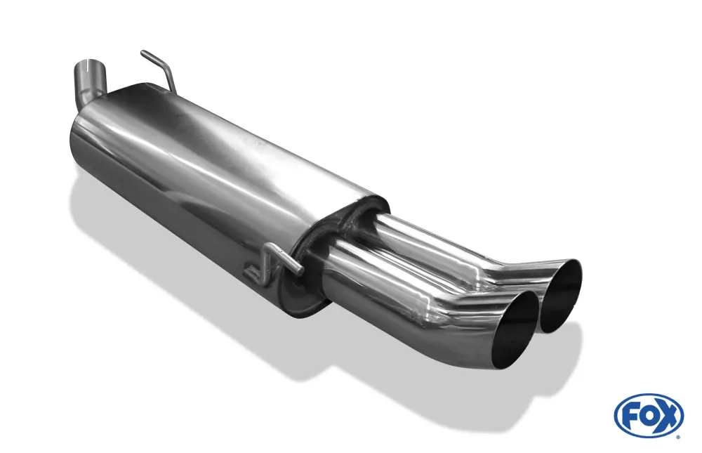 VW Golf III GTI/ VR6  Endschalldämpfer - 2x76 Typ 18